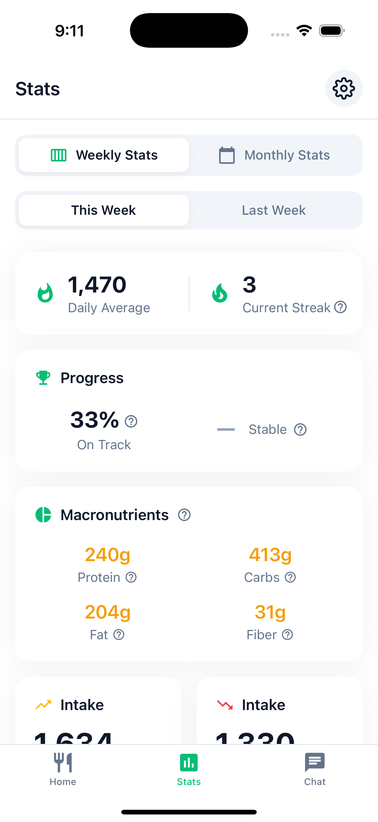NutriSnap Nutrition Analysis Feature
