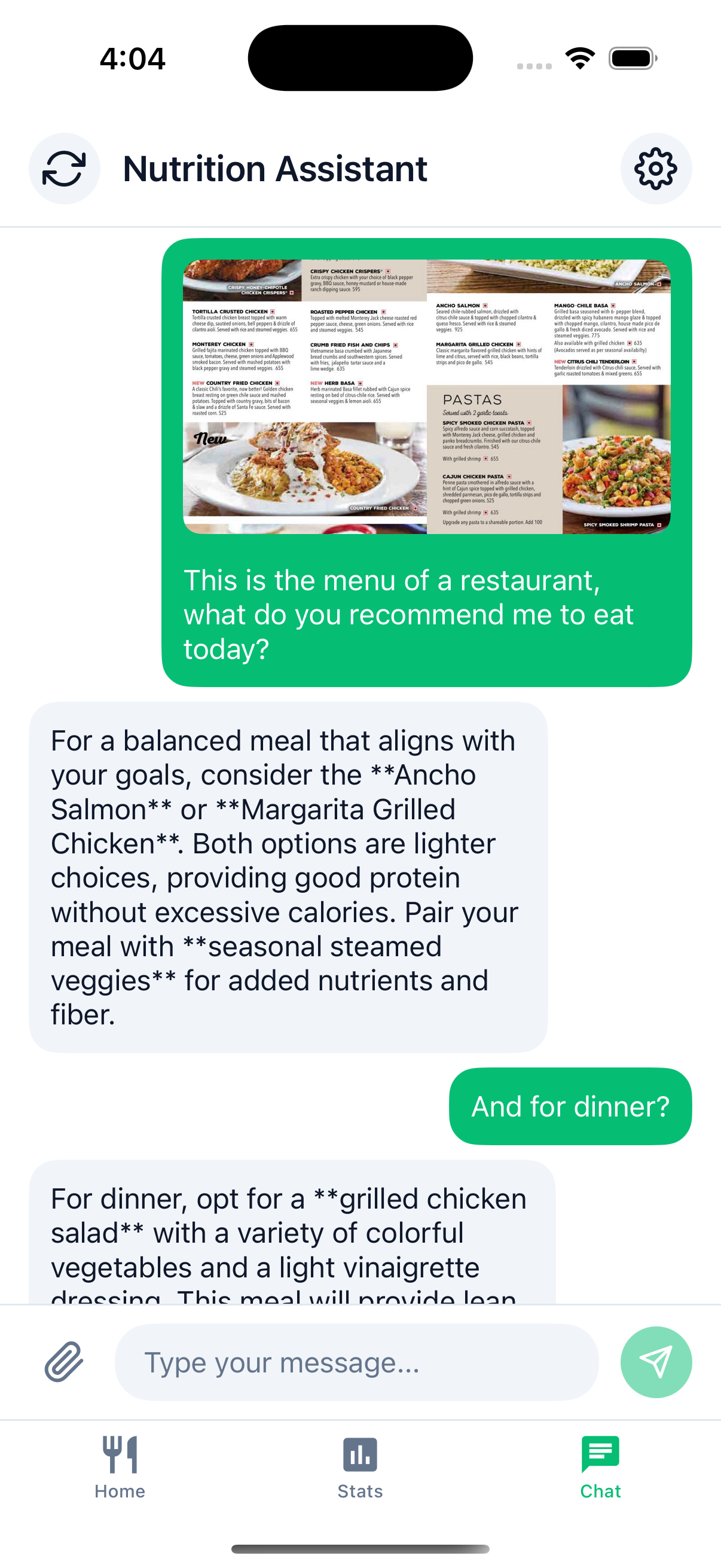NutriSnap AI Coach Feature
